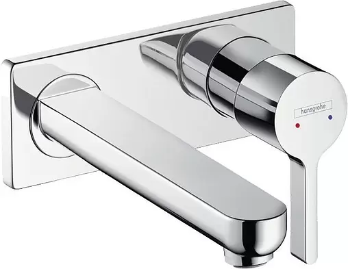 Смеситель для раковины из стены Hansgrohe Metris S хром 31163000