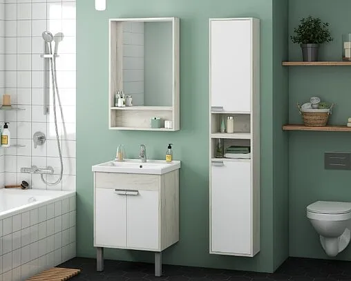 Зеркало Aquaton Флай 60 дуб крафт 1A237602FA860