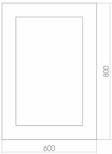 Зеркало с подсветкой Aquanika Galaxy 60 AQG6080RU16