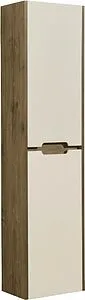 Шкаф-пенал подвесной Aquaton Оливия 40 бежевый/дуб веллингтон 1A254603OLVG0 Шкаф-пенал подвесной Aquaton Оливия 40 бежевый/дуб веллингтон 1A254603OLVG0, 1