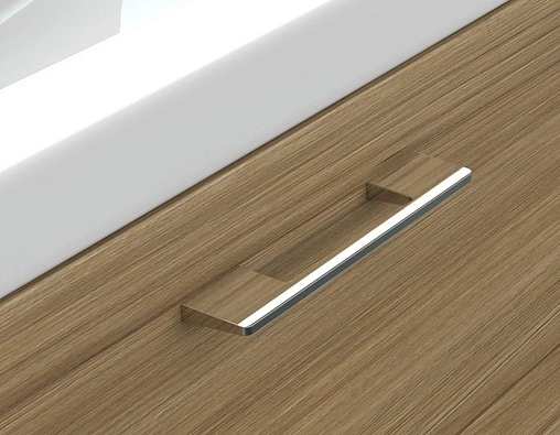 Тумба-умывальник подвесная Cersanit Lara 80 орех 64138+