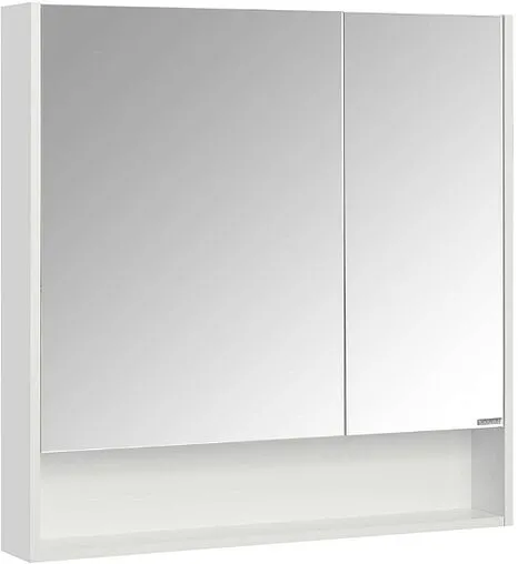 Шкаф-зеркало Aquaton Сканди 90 белый 1A252302SD010