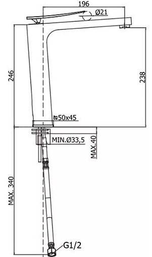 Смеситель для раковины Paffoni Elys хром ELY081CR