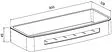 Полка IDDIS Optima Home хром SHE10SPi44