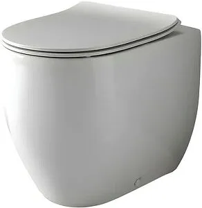 Унитаз приставной безободковый Kerasan Flo белый 311001 Унитаз приставной безободковый Kerasan Flo белый 311001, 1