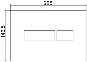Комплект 5 в 1 Sanit М 603 90.506.00..0000+PLMR.wc.02+PLMR.seat.02/WHT с кнопкой 16.603.01 белый глянцевый Комплект 5 в 1 Sanit М 603 90.506.00..0000+PLMR.wc.02+PLMR.seat.02/WHT с кнопкой 16.603.01 белый глянцевый, 3