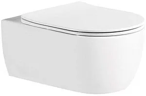 Унитаз подвесной безободковый Aquatek Европа New белый AQ1106L-00, 1