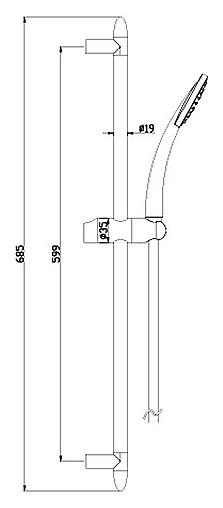 Душевая стойка Lemark хром LM8067C