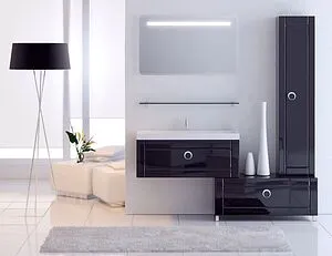 Комод напольный Aqwella Infinity 80 чёрный Inf.03.08/BLK Комод напольный Aqwella Infinity 80 чёрный Inf.03.08/BLK, 5