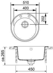Мойка кухонная Franke Ronda ROG 610-41 белый 114.0175.354 Мойка кухонная Franke Ronda ROG 610-41 белый 114.0175.354, 2