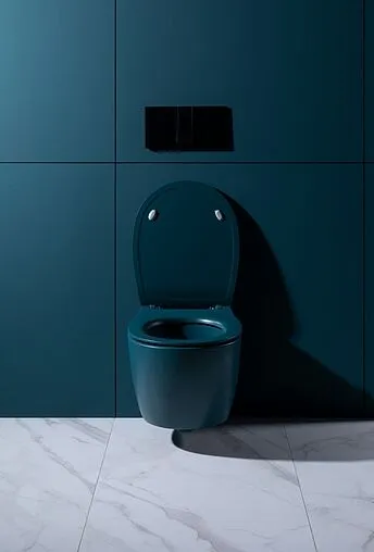 Унитаз подвесной безободковый Allen Brau Fantasy петроль 4.11004.PT