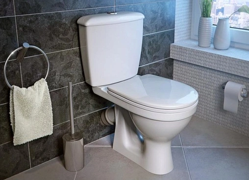 Унитаз-компакт Оскольская керамика Суперкомпакт стандарт белый 44901110022