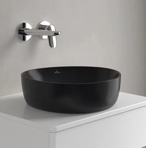 Раковина Villeroy&amp;Boch Antao 40 черный матовый 4A7240R7