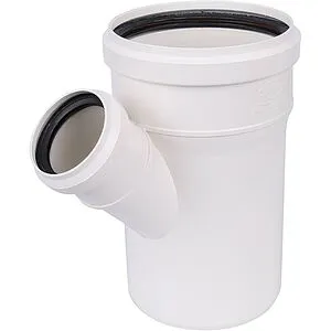 Тройник внутренний бесшумный D=110x50мм Угол 45° Sinikon 510031.K, 3