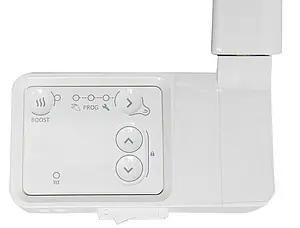 Полотенцесушитель электрический лесенка Atlantic Theola 815x400 Digital NW 300W белый 002393, 3