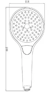 Лейка ручного душа Villeroy&Boch Embrace Plus хром TVS1084130161 Лейка ручного душа Villeroy&Boch Embrace Plus хром TVS1084130161, 2