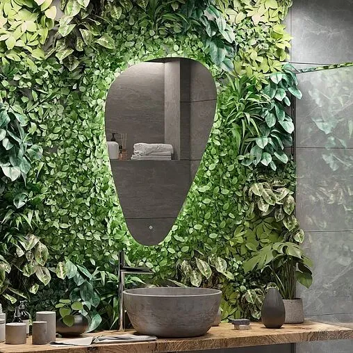 Зеркало с подсветкой Continent Voyage Led 70x100 белый ЗЛП1201