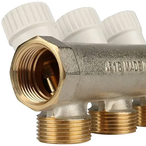 Коллектор регулирующий проходной 3 отвода ¾"в/н x ¾"ек Stout SMB 6851 343403 Коллектор регулирующий проходной 3 отвода ¾"в/н x ¾"ек Stout SMB 6851 343403