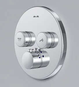 Термостат для 2 потребителей Am.Pm Inspire 2.0 хром F50A85700 Термостат для 2 потребителей Am.Pm Inspire 2.0 хром F50A85700, 3