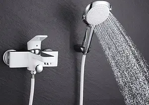 Смеситель для ванны D&K Berlin Steinbeis белый/хром DA1433216 Смеситель для ванны D&K Berlin Steinbeis белый/хром DA1433216, 3