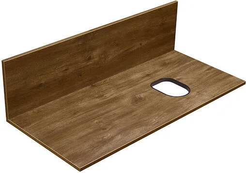 Столешница+панель Aquaton Мишель 100 дуб рустикальный 1A277103MIDR0