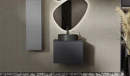 Тумба под умывальник подвесная Jorno Stone 60 антрацит Stn.01.60/P/A/JR Тумба под умывальник подвесная Jorno Stone 60 антрацит Stn.01.60/P/A/JR