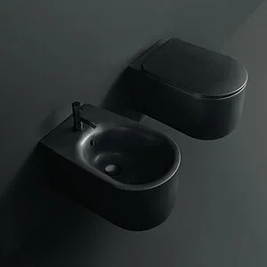 Унитаз подвесной безободковый Kerasan Nolita черный матовый 531431, 5