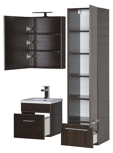 Шкаф-пенал подвесной Aquanet Нота 40 R венге 00159112 Шкаф-пенал подвесной Aquanet Нота 40 R венге 00159112