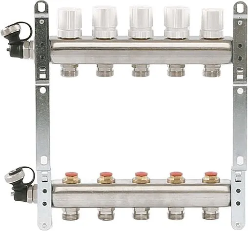 Группа коллекторная распределительная 5 отводов 1&quot;в/в x ¾&quot;ек Uni-fitt 451I4305