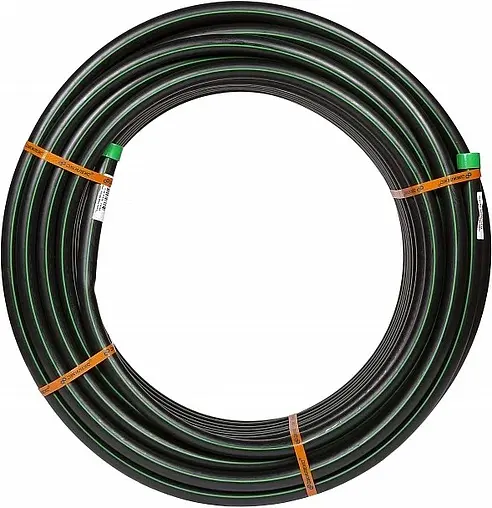 Труба ПНД питьевая Джилекс 25 x 1.4 мм SDR17.6 РЕ100 черная бухта 50м 9620