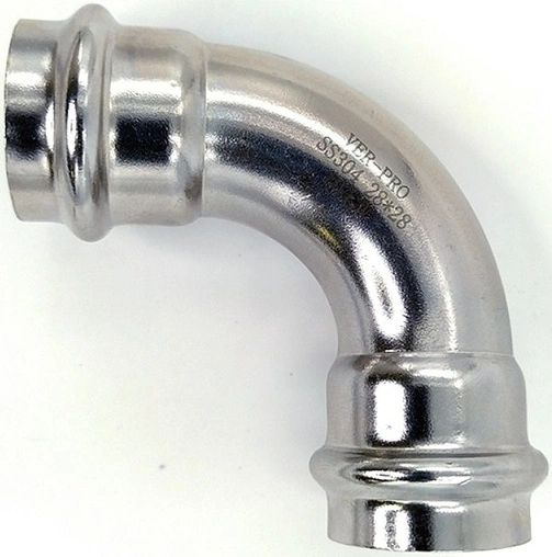 Уголок пресс двухраструбный 22мм угол 90° Vieir VER-PRO VPAL2222