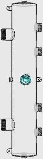 Гидрострелка до 140 кВт 2&quot;н х1¼&quot;н Север-R-140К2(Aisi) 1955042