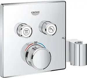 Термостат для 2 потребителей Grohe Grohtherm SmartControl хром 29125000 Термостат для 2 потребителей Grohe Grohtherm SmartControl хром 29125000, 1
