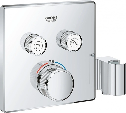 Термостат для 2 потребителей Grohe Grohtherm SmartControl хром 29125000