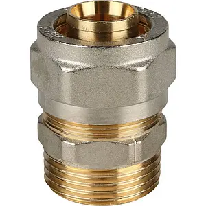 Муфта компрессионная переходная 26мм x 1"н Stout SFS-0001-000126 Муфта компрессионная переходная 26мм x 1"н Stout SFS-0001-000126, 1