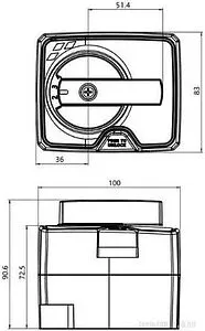 Привод для смесительных клапанов 230В Meibes M66341RU, 2