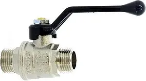 Кран шаровый ¾"н x ¾"н Bugatti Oregon 03250024 Кран шаровый ¾"н x ¾"н Bugatti Oregon 03250024, 1