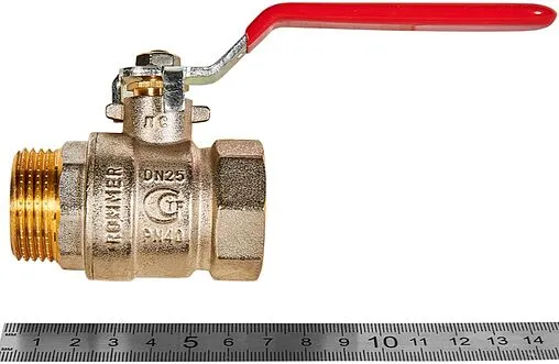 Кран шаровый 1&quot;в x 1&quot;в Rommer ГОСТ Р 59553-2021 RBV-0002-2210325