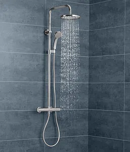 Душевая система с термостатом для душа Jacob Delafon July хром E45716-CP Душевая система с термостатом для душа Jacob Delafon July хром E45716-CP, 4