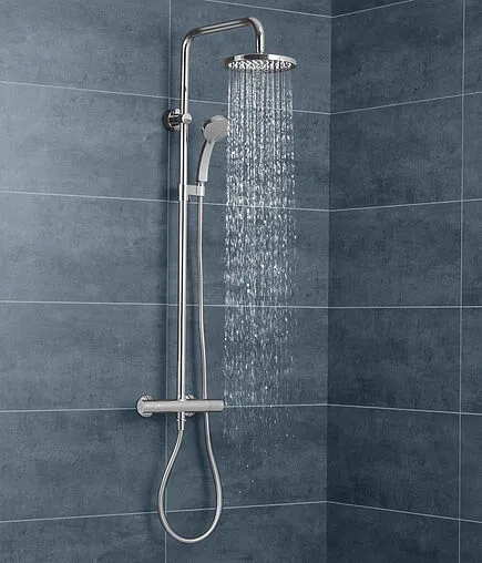 Душевая система с термостатом для душа Jacob Delafon July хром E45716-CP