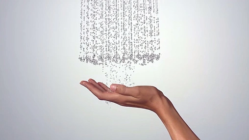 Лейка верхнего душа с потолочным креплением Hansgrohe Raindance Select E 300 2jet хром 27384000