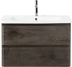 Тумба-умывальник подвесная BelBagno ALBANO-CER 80 Robere Nature Grigio ALBANO-CER-800-2C-SO-RNG+12080-KL, 1