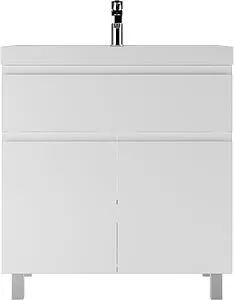 Тумба-умывальник напольный Домино Graffo 80 белый DGr2425T+4670142930020, 4