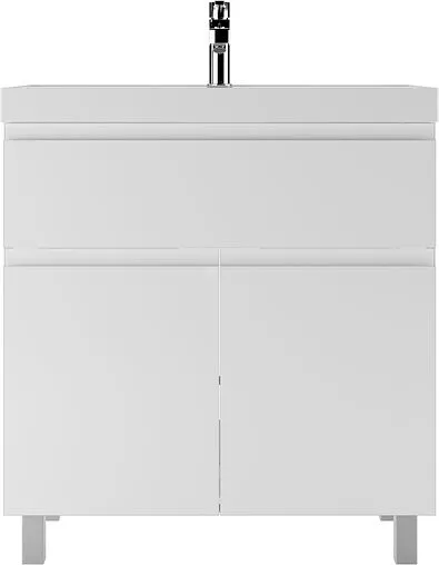 Тумба-умывальник напольный Домино Graffo 80 белый DGr2425T+4670142930020