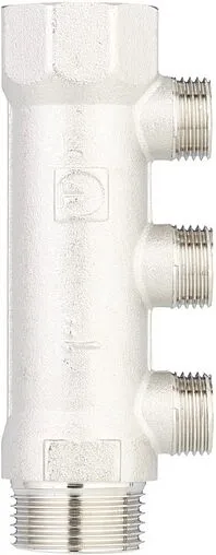 Коллектор распределительный проходной 3 отвода 1&quot;в/н x ½&quot;к Valtec VTc.500.N.0603