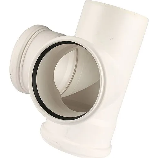 Крестовина двухплоскостная внутренняя бесшумная D=110x110x110мм Угол 87° Rehau Raupiano Plus 11215641003