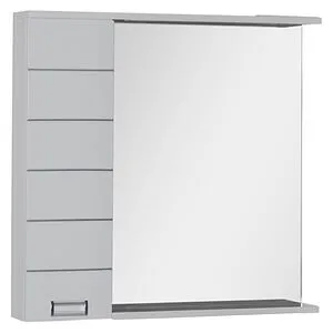 Шкаф-зеркало Aquanet Доминика 90 белый 176571 Шкаф-зеркало Aquanet Доминика 90 белый 176571, 1