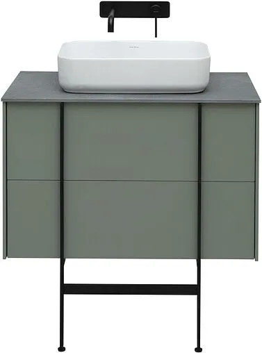 Тумба-умывальник подвесная Allen Brau Reality 80 олива 1.32005.CGM+