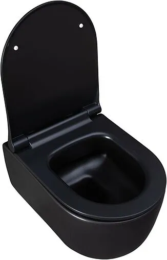 Унитаз подвесной безободковый Allen Brau Priority черный матовый 4.31002.31