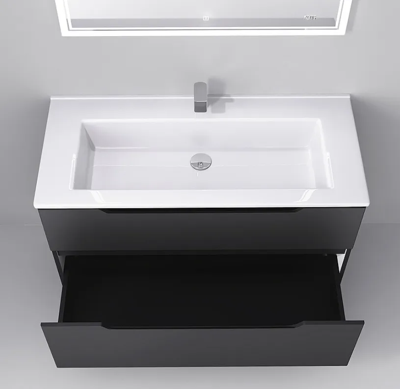 Тумба-умывальник подвесная Jorno Slide 105 антрацит Sli.01.105/P/A+4640021064740 Тумба-умывальник подвесная Jorno Slide 105 антрацит Sli.01.105/P/A+4640021064740, 4
